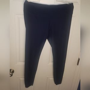 Nike Dri-Fit Yoga Running workout pants legging Navy Blue size XL